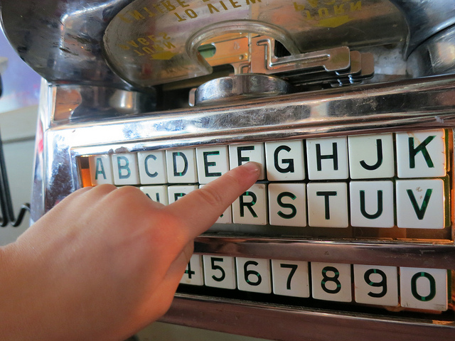 “Learning the alphabet on a jukebox” by Ruth Hartnup is licensed under CC BY 2.0